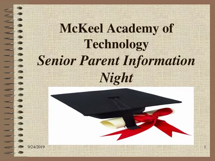 mckeel academy of technology senior parent information night