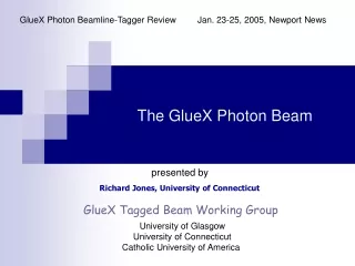 The GlueX Photon Beam