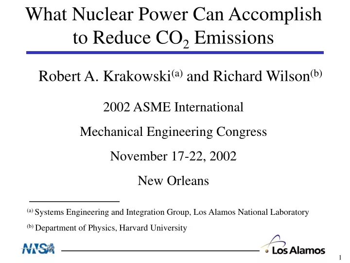what nuclear power can accomplish to reduce co 2 emissions