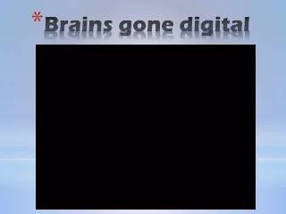 Brains gone digital