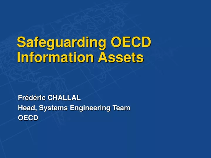 safeguarding oecd information assets