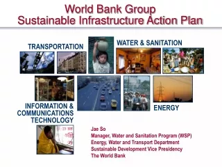 World Bank Group  Sustainable Infrastructure Action Plan