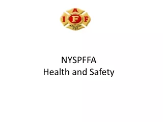 NYSPFFA Health and Safety
