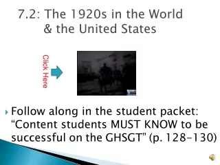 7.2: The 1920s in the World  &amp; the United States