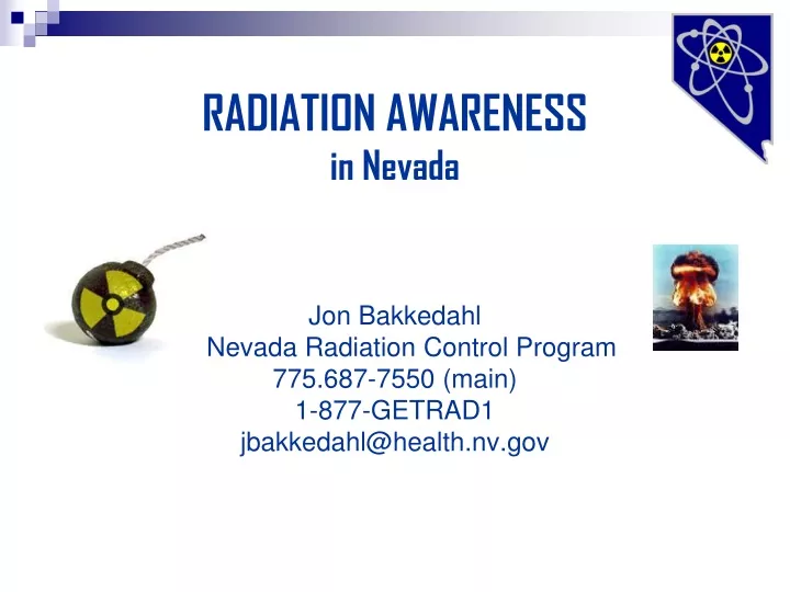 radiation awareness in nevada