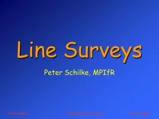 Line Surveys