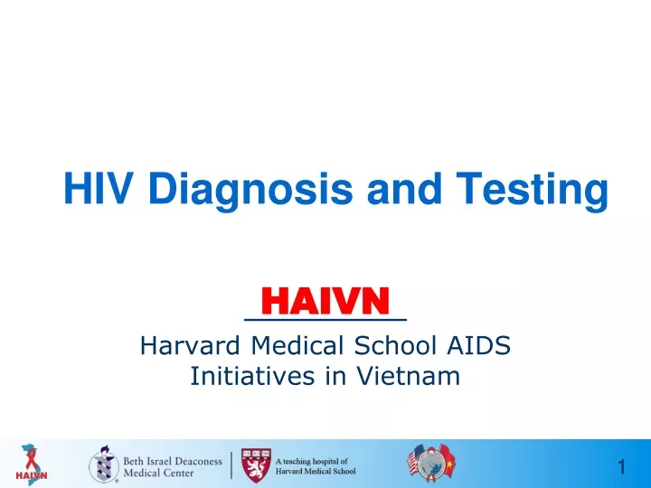 hiv diagnosis and testing