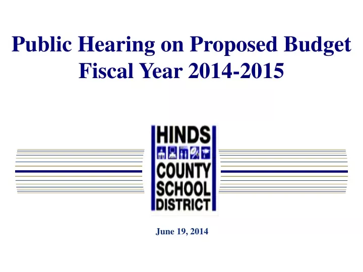 public hearing on proposed budget fiscal year