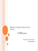 Enhancing Software Security with UMLsec Approach - slide 1
