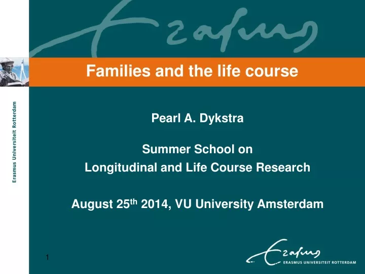 families and the life course