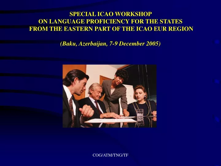 special icao workshop on language proficiency