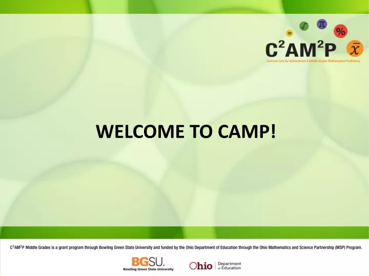welcome to camp