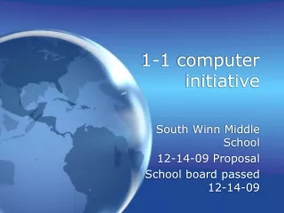 1-1 computer initiative
