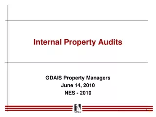 Internal Property Audits