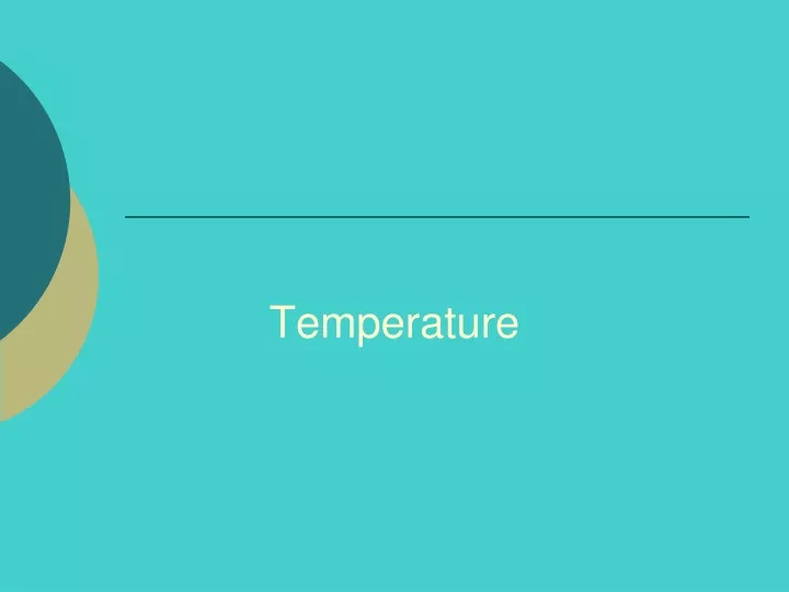 temperature