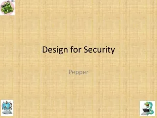 Design for Security