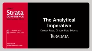 The Analytical Imperative