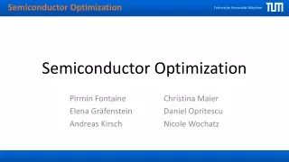 Semiconductor Optimization