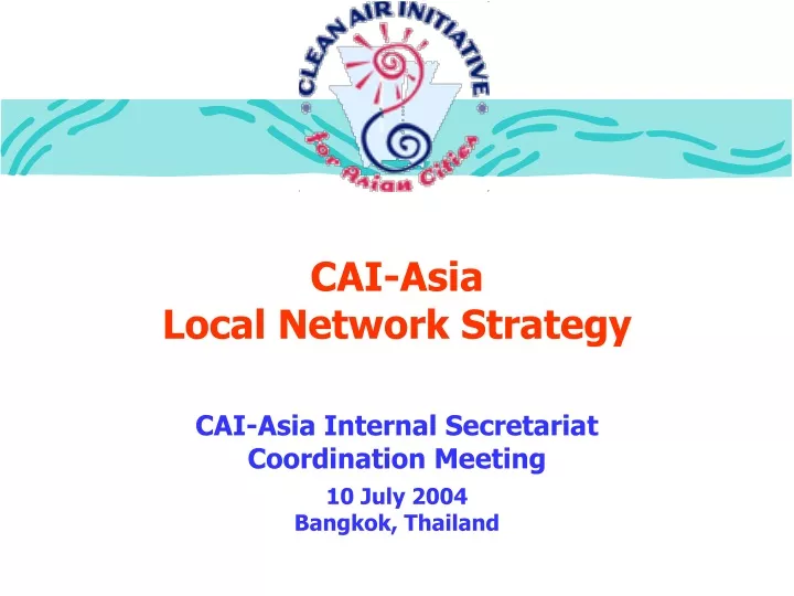 cai asia local network strategy