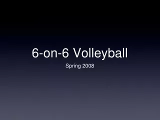 6-on-6 Volleyball