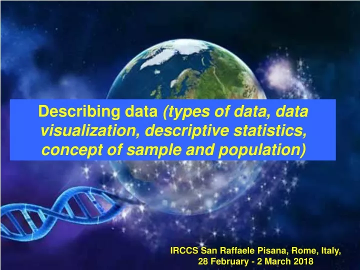 describing data types of data data visualization