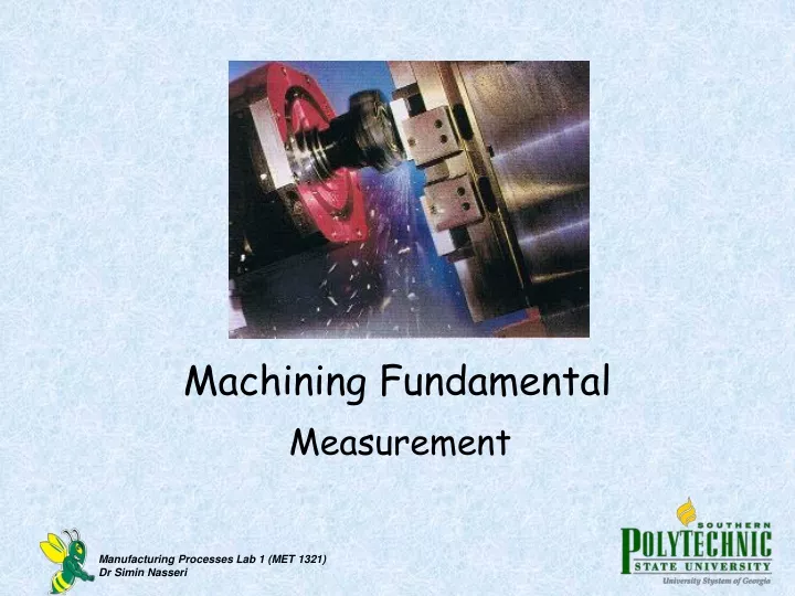 machining fundamental
