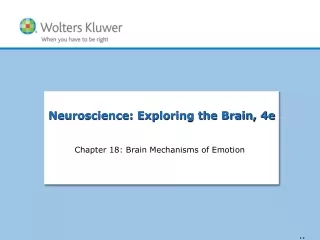 Chapter 18: Brain Mechanisms of Emotion