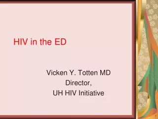 HIV in the ED