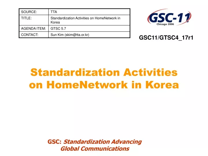 standardization activities on homenetwork in korea