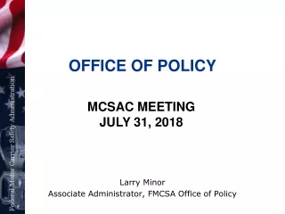 Office of Policy