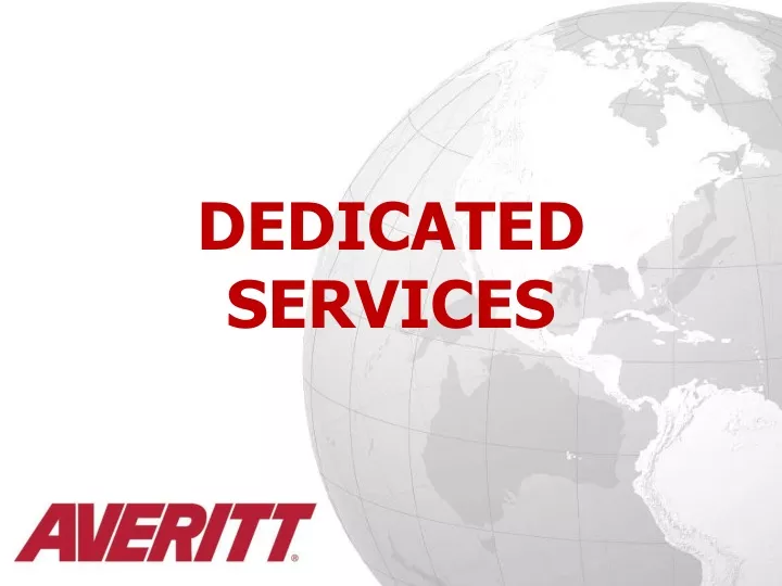 dedicated services