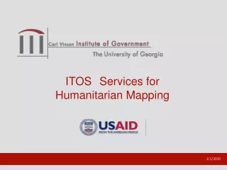 ITOS	Services for Humanitarian Mapping