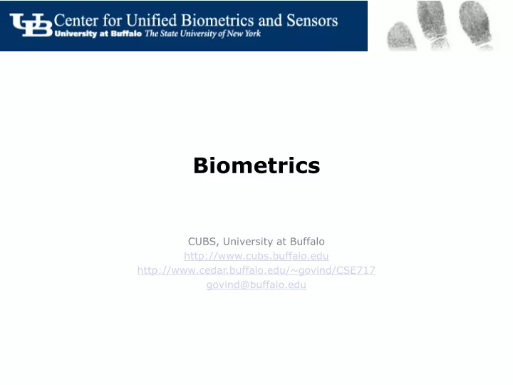 biometrics