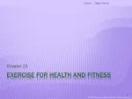 Exercise For health and fitness - slide 1