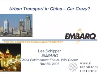 Urban Transport in China – Car Crazy?