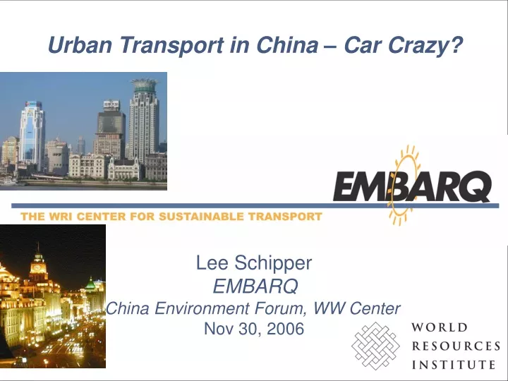 urban transport in china car crazy