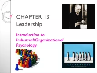 CHAPTER 1 3 Leadership