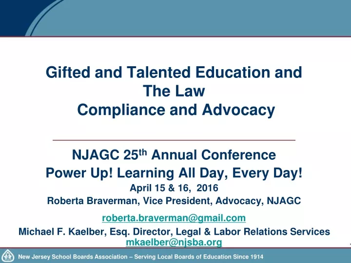 gifted and talented education and the law compliance and advocacy