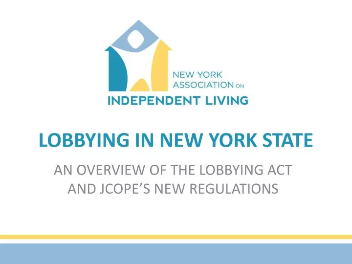 lobbying in new york state