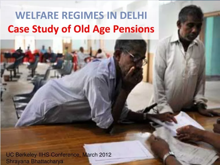 welfare regimes in delhi case study