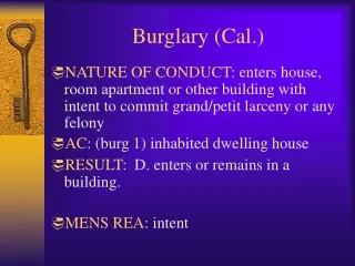 Burglary (Cal.)