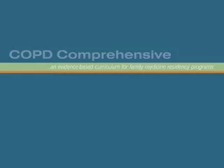 COPD: Spirometry