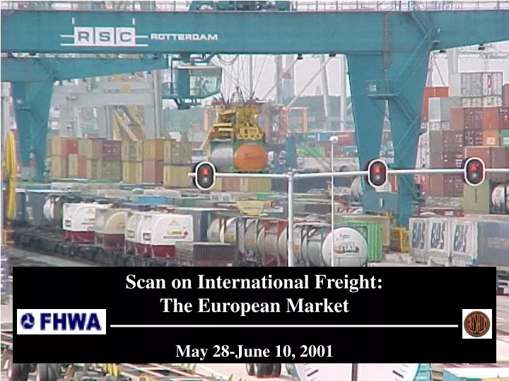 scan on international freight the european market