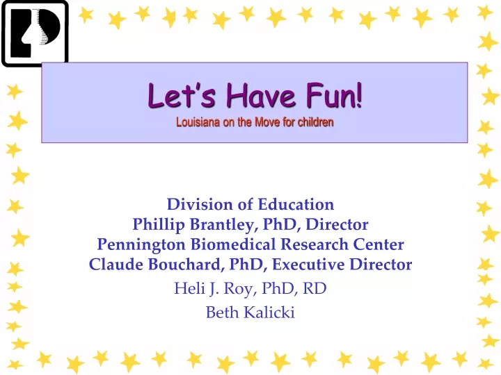 let s have fun louisiana on the move for children