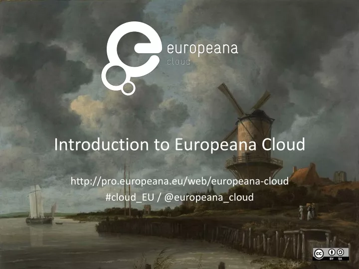 introduction to europeana cloud http