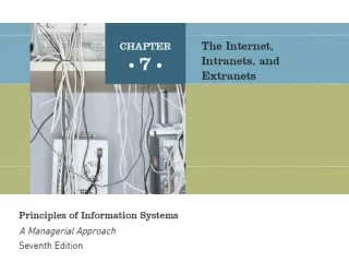 Define the terms  intranet  and  extranet  and discuss how organizations are using them