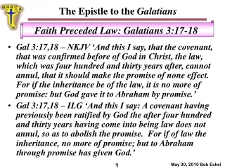 The Epistle to the  Galatians