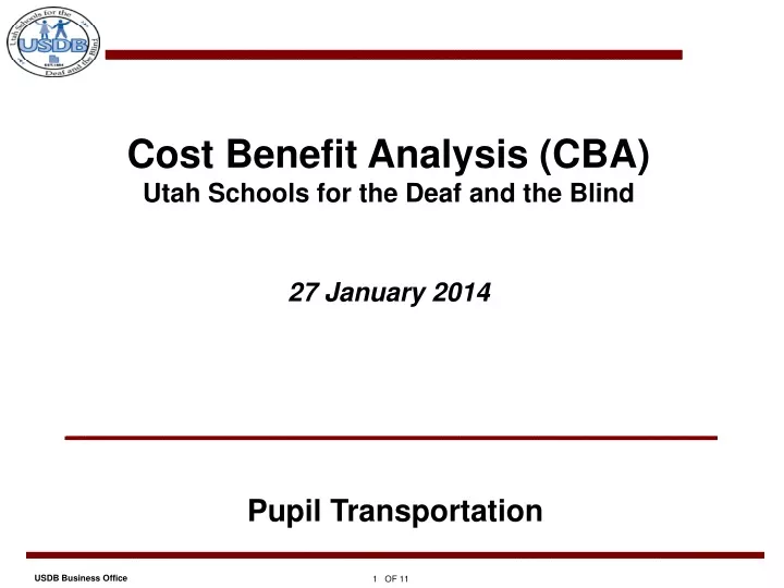 cost benefit analysis cba utah schools