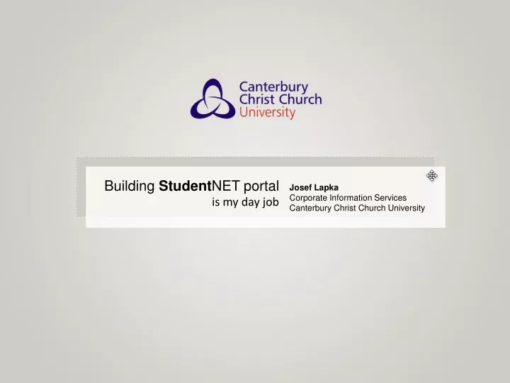 building student net portal is my day job