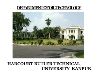 DEPARTMENT  OF  OIL TECHNOLOGY